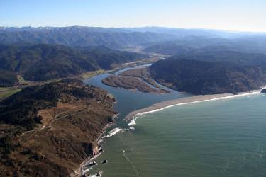 Klamath River from the air